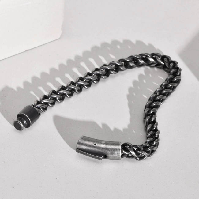 Wholesale Stainless Steel Vintage Franco Chain Bracelet