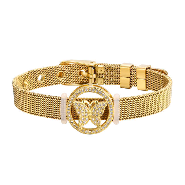Wholesale Stainless Steel Charming Mesh Watch Belt Bracelet
