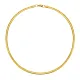 Wholesale Stainless Steel Flat Snake Chain Collar