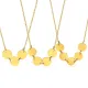Wholesale Stainless Steel Engravable 10mm Disc Link Necklace