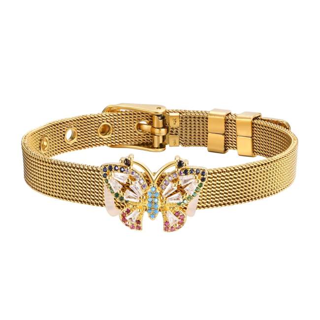 Wholesale Stainless Steel Charming Mesh Watch Belt Bracelet