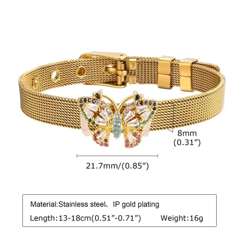 Wholesale Stainless Steel Charming Mesh Watch Belt Bracelet