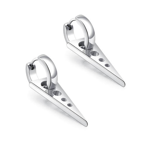 Wholesale Stainless Steel Inverted Triangle Hoop Earrings