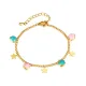 Wholesale Stainless Steel Charming Enamel Heart Bracelet