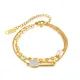 Wholesale Stainless Steel New Design Coffee Bean Bracelet
