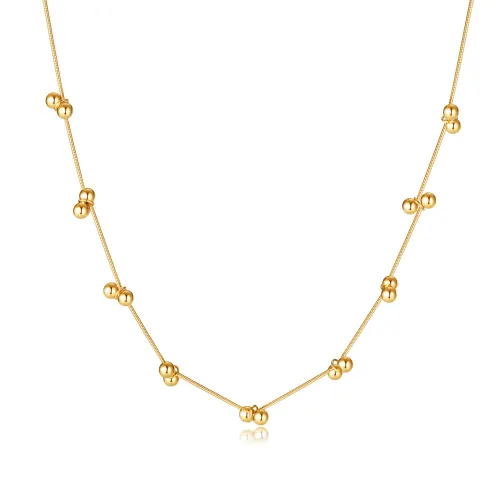 Wholesale Stainless Steel Unique Ball Chain Necklace