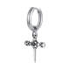 Wholesale Stainless Steel Earring with Skull Cross