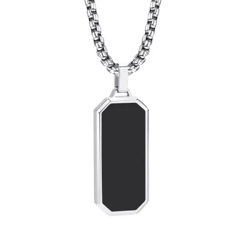 Wholesale Stainless Steel Octagonal Vertical Bar Pendant