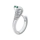 Wholesale Stainless Steel Cobra Snake Huggie Earrings