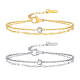 Wholesale Stainless Steel Double Layers Bracelet