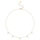 Wholesale Stainless Steel CZ 18K Necklace