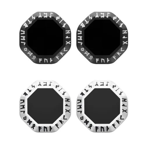 Wholesale Stainless Steel Viking Geometric Stud Earring