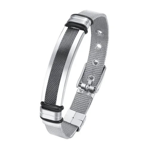 Wholesale Stainless Steel Mesh Belt Buckle Bracelet