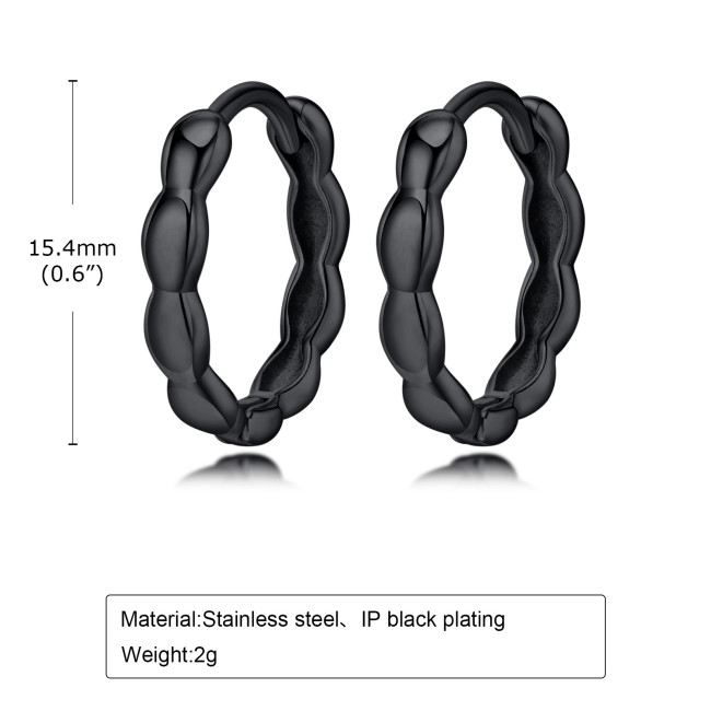 Wholesale Stainless Steel New Style Hoop Earrings