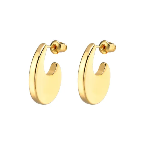 Wholesale Stainless Steel 18K Gold Plated Earring