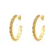 Wholesale Stainless Steel New Style Twisted Earrings