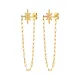 Wholesale Stainless Steel Women Chain Earring