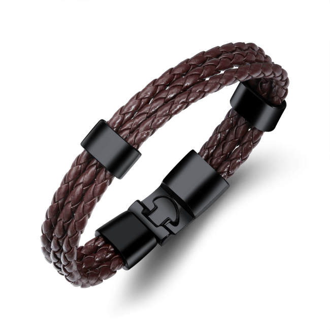 Wholesale Multi-Layer Braided Leather Bracelet