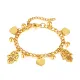 Wholesale Stainless Steel Charming Hamsa Heart Bracelet