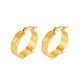 Wholesale Stainless Steel Women Braided Hoop Earring
