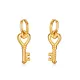 Wholesale Stainless Steel Love Key Earrings