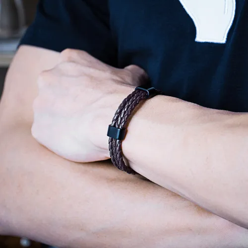 Wholesale Multi-Layer Braided Leather Bracelet
