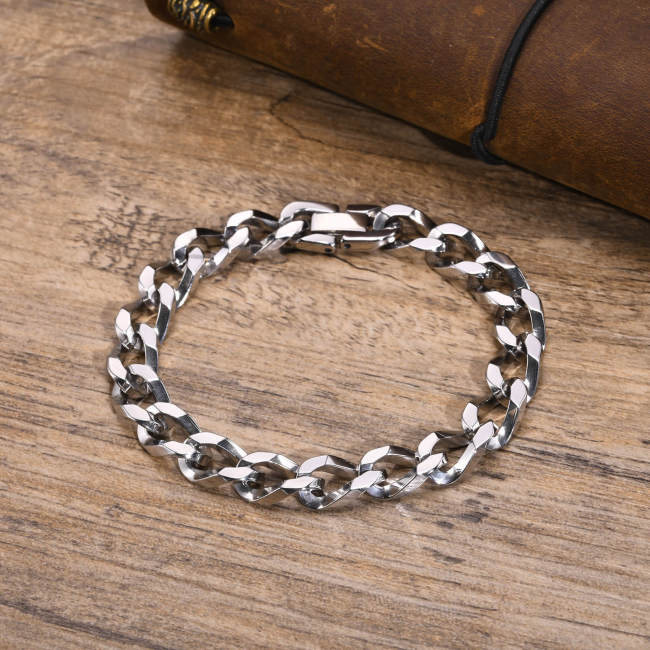 Wholesale Stainless Steel Cool Irregular Men Bracelet
