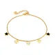 Wholesale Stainless Steel Star & Crown Anklet