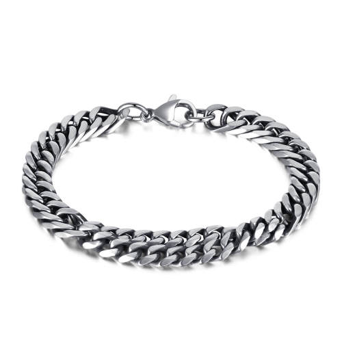 Wholesale Stainless Steel Aged Double Cuban Chain