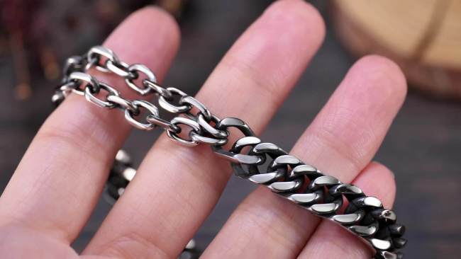 Wholesale Stainless Steel Unique Patchwork Bracelet