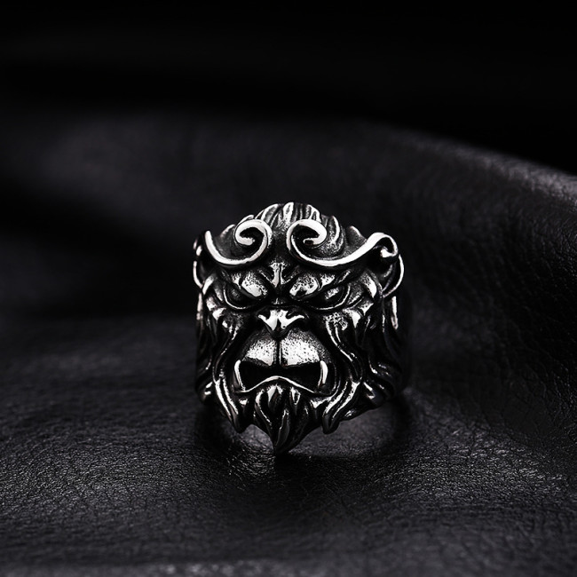 Wholesale Stainless Steel Sun Wukong Ring