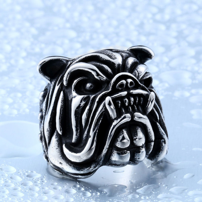 Wholesale Stainless Steel Bulldog Skull Jewelry