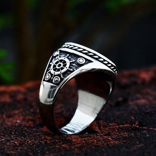 Wholesale Stainless Steel Gothic Pirate Skull Ring