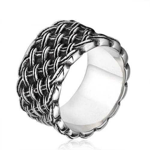 Wholesale Stainless Steel Mens Punk Celtic Knot Ring