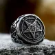 Wholesale Stainless Steel Pentagram Men's Ring