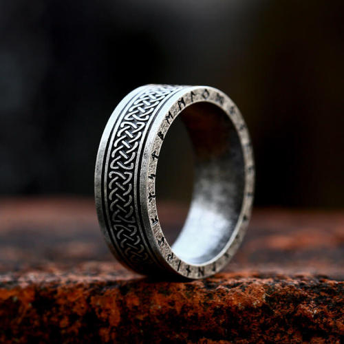 Wholesale Stainless Steel Men's Celtic Knot Ring