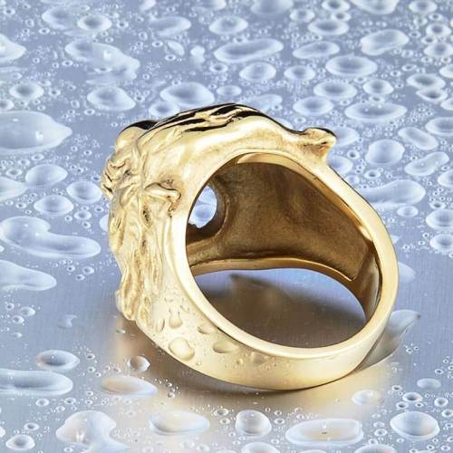 Wholesale Stainless Steel Men's Tiger Head Ring