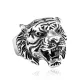 Wholesale Stainless Steel Men's Tiger Head Ring