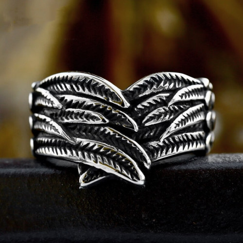 Wholesale Stainless Steel Feather Rings