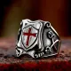 Wholesale Stainless Steel Armor Shield Cross Ring