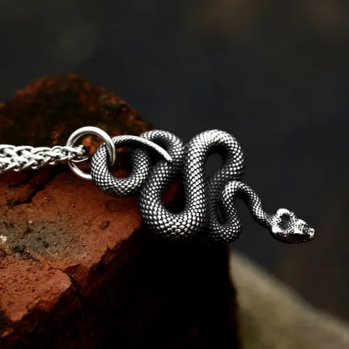 Wholesale Stainless Steel Snake Pendant
