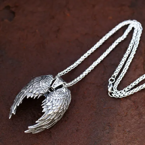 Wholesale Stainless Steel Angel Wing Pendant