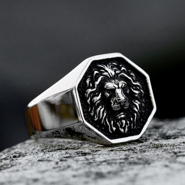 Wholesale Stainless Steel Lion's Head Rings