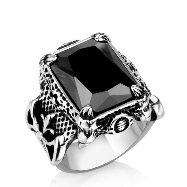 Wholesale Stainless Steel Gemstone Ring
