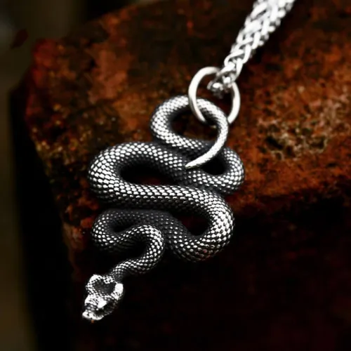 Wholesale Stainless Steel Snake Pendant