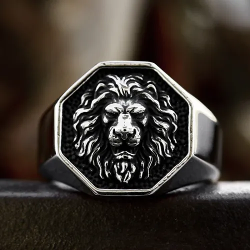 Wholesale Stainless Steel Lion's Head Rings