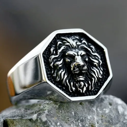 Wholesale Stainless Steel Lion's Head Rings