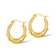 Wholesale Stainless Steel Gold Plated Earring