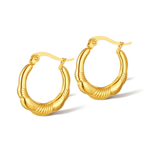 Wholesale Stainless Steel Gold Plated Earring