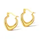 Wholesale Stainless Steel Heart Hoop Earrings